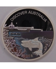 Австралия 1 доллар 2008 Морской окунь. Дискавери. пруф. арт.1312